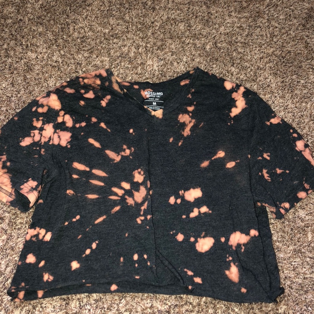 Tie die crop top
